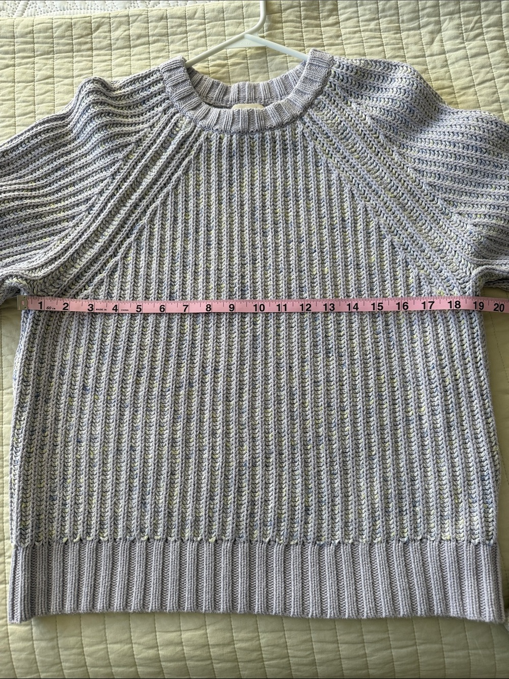 Universal Thread Lavender Ribbed Crewneck Sweater - Picture 5 of 6